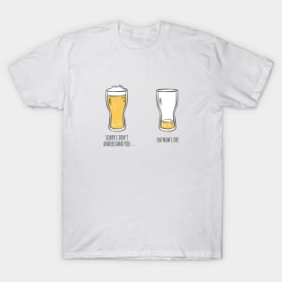 I Don't Understand You Beer T-Shirt